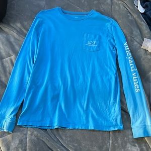 Vineyard vines blue long sleeve